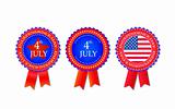 Rosette Icon on 4th July