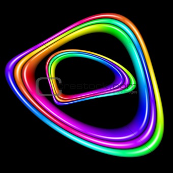 Multicolor spectral closed curve