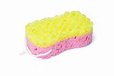 Colorful shower sponge 