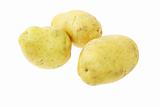 Fresh clean potatoes 