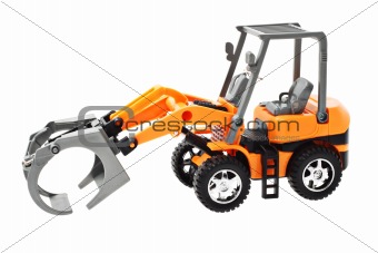 Grapple loader tractor