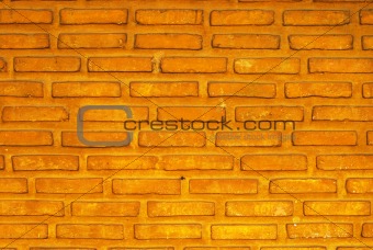 red big brick wall 
