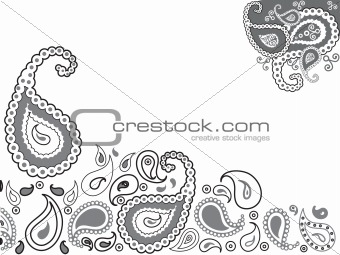 abstract ornamental floral background