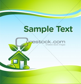 Vector GREEN image of corporate identity template