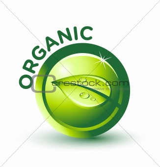 Vector Green ORGANIC Label