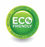 Vector Green Eco Friendly Label