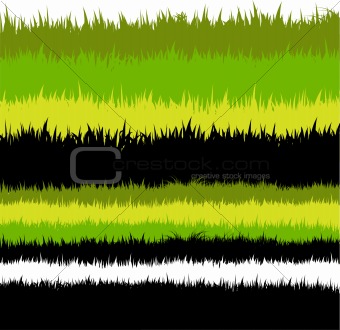 Detailed Vector Grass Background