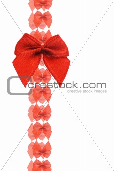 Decorative mini red bows