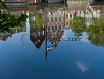 reflection in canal