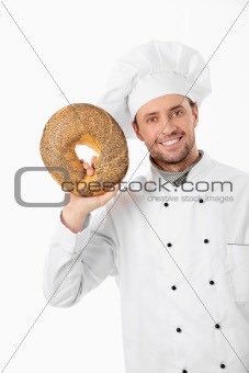 Smiling baker