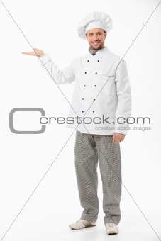 The attractive cook