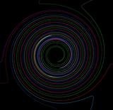 Background "Multicolored spirals"
