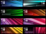 Colorful Web Banners Backgrounds