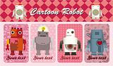 cartoon robot card