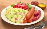Sausages and Potato Salad
