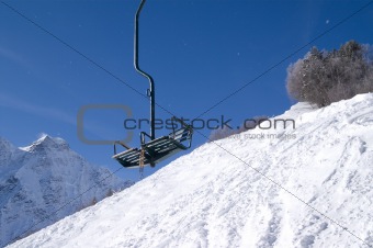 Old chair lift