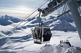 Ski lift. Caucasus. Elbrus
