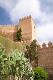 fortification tower at Almeria castle