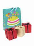 Gift boxes and party bag