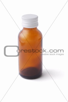 Empty medicine bottle