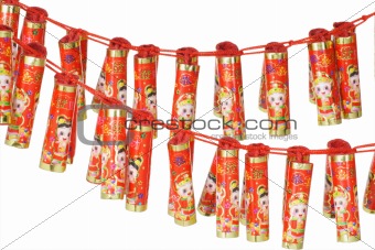 Chinese new year fire craker ornaments