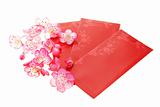 Plum blossoms and red packets