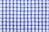Blue and white checked pattern 