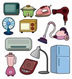 cartoon home appliance icon