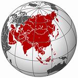 asia on earth
