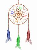 dream catcher against white