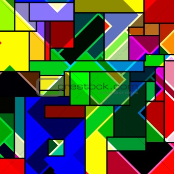 rectangular abstract pattern