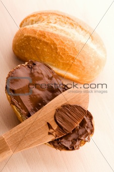 Bread with chocolate