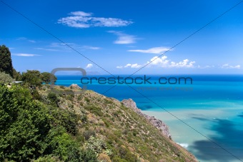 Rocky coast, Tindari, Sicily