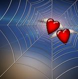 Hearts Caught in Web