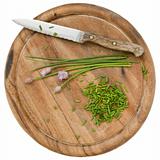 green chives chopped