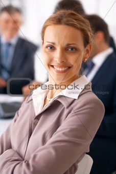 Business Lady Smiling.