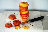 Apple Slices Stacked