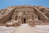Entrance to the Temple at Abu Simbel