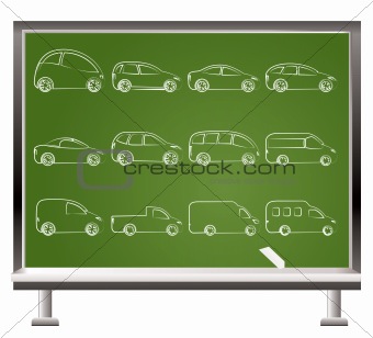 different types of cars icons
