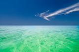 crystal clear green Indian Ocean