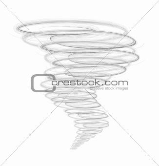 Illustration of tornado