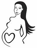 Symbol of pregnancy