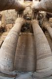 Columns in the Temple of Edfu