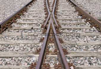 railroad track switch