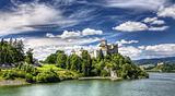 Medieval Dunajec castle in Poland