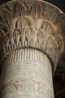Column in the Temple of Khnum at Esna