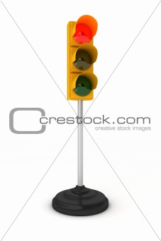 Red traffic light