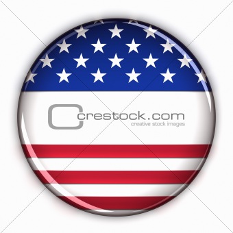 Blank patriotic button
