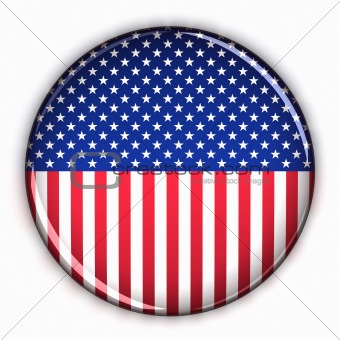 Patriotic USA button