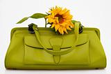Green sixties style bag